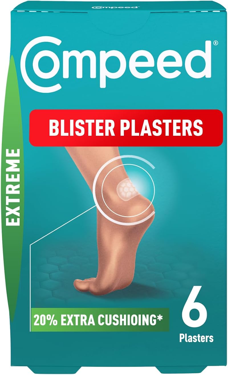 Compeed Blister Plasters Extreme 6 Pack Hydrocolloid Foot Treatment