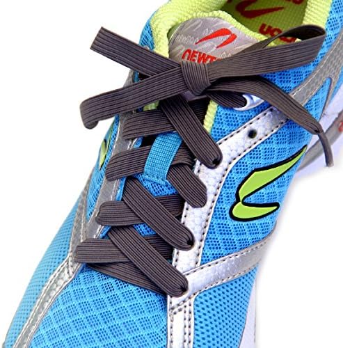 S SlacklaceSlacklace Elastic Shoelaces - Flat Lace, No Lock, No Re-Tie - Lace Replacement for Any Shoe