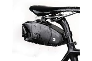 Rhinowalk Bike Saddle Bag Waterproof Bicycle Under Seat Bag Quick Disassembly Rainproof Mountain Road Bike Seat Bag Bicycle Professional Cycling Accessories