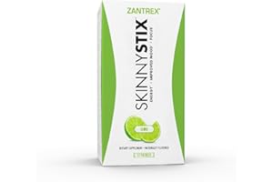 Zantrex SkinnyStix Energy Powder – GLP-1 Support, Boost Mood – 10 Calories – Yerba Mate, Coffee Bean – 15 Stix, Lime