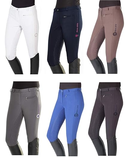 PFIFF 102235 Damen Reithose -Yasmin- mit Silikon-Grip Besatz, 6 Farben 36-48
