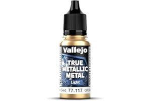 Vallejo True Metallic Metal 77117 (Light) Arcane Gold (18ml)