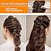 Hisight 3PC Magic Hair Clip Braider French Twist Plait Hair Braiding Tool Holder Roller DIY Bun Maker Hairstyle Styling Accessory Fashion Salon (Black、white、grey)