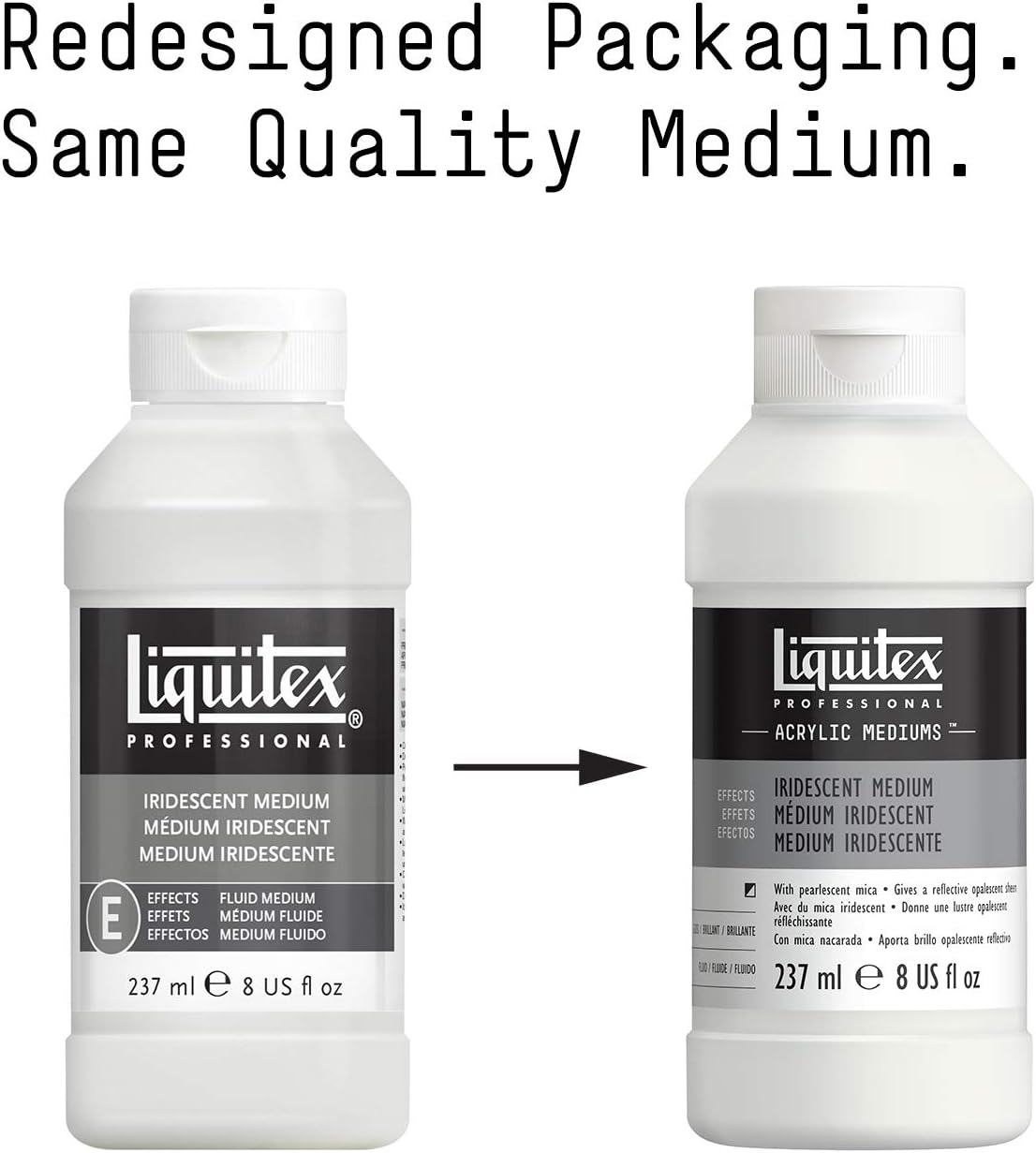 Liquitex 107008 Professional Iridescent Effects Medium, 237 ml, Iridescent Medium 237 ml, 237 ml (Pack of 1) - Image 3
