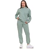 MODERN BASICS Sweat Set for Women, Sweatsuits Women 2 Piece Outfit, Fleece Matching Sets