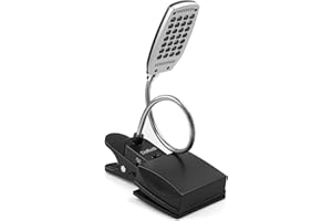USB and Battery Powered Desk Light - Daffodil ULT300 - Table/Headboard Clamp and Flexible Gooseneck with 28 LED Beads in 3 Br
