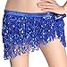 MUNAFIE Women's Belly Dance Hip Scarf Performance Outfits Skirt Festival Clothing