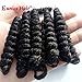 3 Packs Eunice Hair Synthetic Toni Curl Crochet Braids Short Kanekalon Braiding Hair Spiral Curls Jamaican Bouncy Twist Hair Extensions 20 Strands/Pack(10 inch toni, black)
