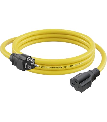 Parkworld NEMA 6-20 Extension Cord 6-20P to 6-20R (T Blade Female