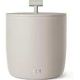 Simple Modern Vacuum Insulated Ice Bucket with Lid and Scoop | for Cocktail, Champagne, Wine, Beer, & Hosting | Stainless Steel 100oz Capacity for Large Parties | Rocks Collection | Almond Birch