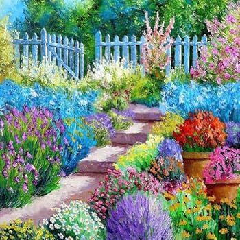 Amazon.com : GladsBuy Spring 10' x 10' Computer Printed