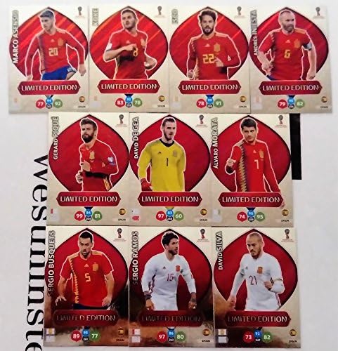 Adrenalyn Lote Cards Edición Limitada Spain XL Mundial Rusia 2018: Amazon.es: Juguetes y juegos