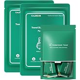 CxLoode 2 Pack Disposable Bed Sheet and 20 PCS Disposable Face Towels Set | Disposable Bed Sheet Disposable Compressed Towel for Travel, Disposable Sheets for Hotel, Cruise, Trip, SPA, Camping