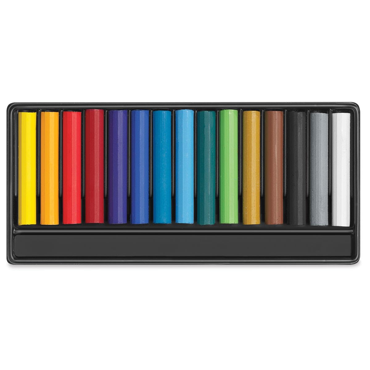 Caran d'Ache Swisscolor 7002.815 Waterproof Wax Pastel Colouring Pencils Pack of 15 Multi-Coloured