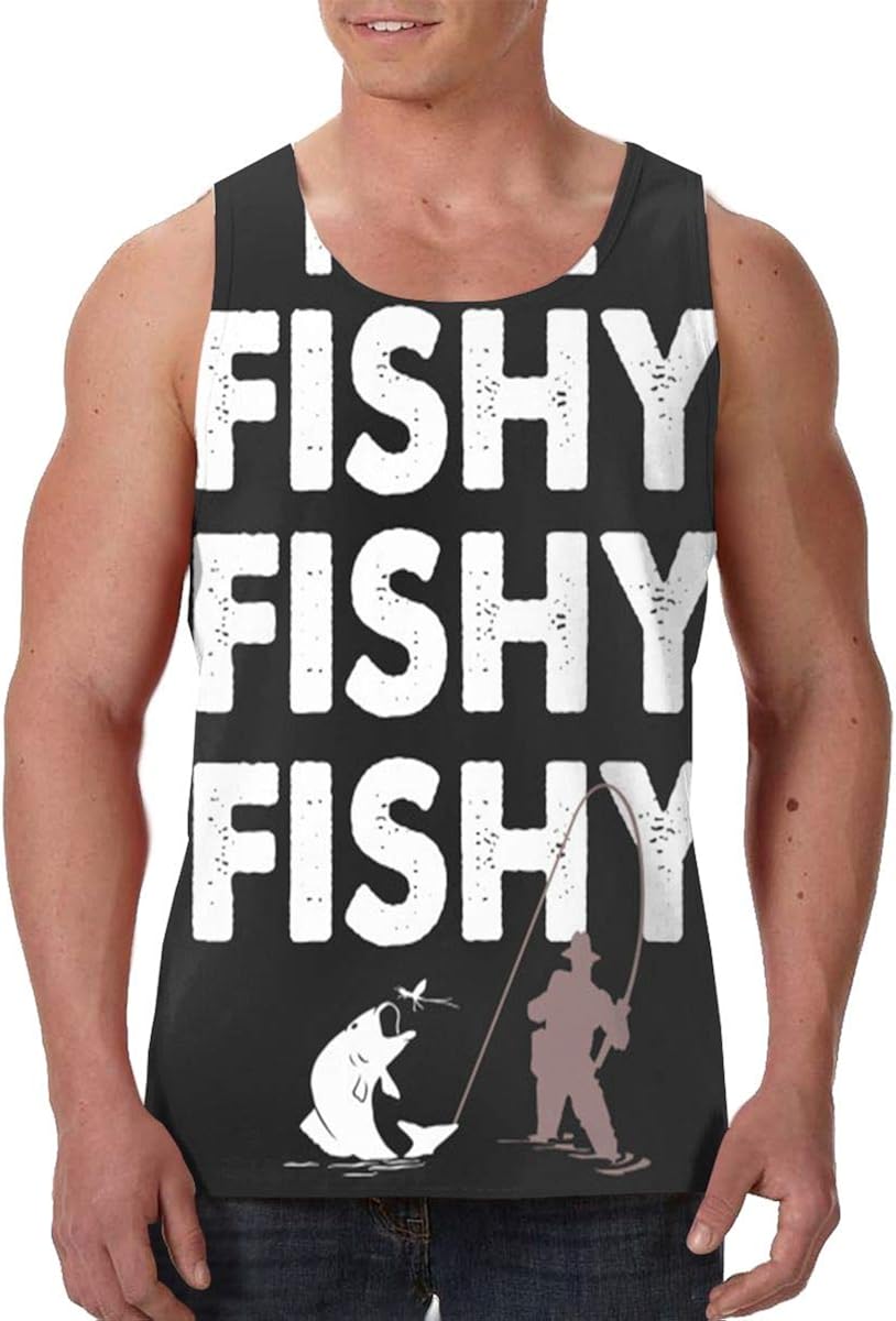 Fishing Fishing Fashion Men's 3D Tank Tops Sleeveless Amazon.co.uk Sports & Outdoors