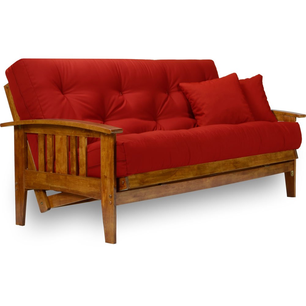 Nirvana Futons Westfield Futon Set Queen Size, Frame, 8