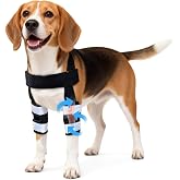Petanims Dog Front Leg Brace - Knee/Carpal/Wrist Support for Dogs, Adjustable Dog Elbow Brace with Shoulder Support, Reflective Dog Elbow Protector for Pain Relief &amp; Better Recovery, Medium