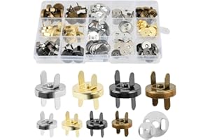 OTYMIOW 40 Sets 14mm/18mm Magnetic Button Clasps Snaps Fastener Clasps DIY Craft Sewing Buttons Knitting Buttons Sets for Sew