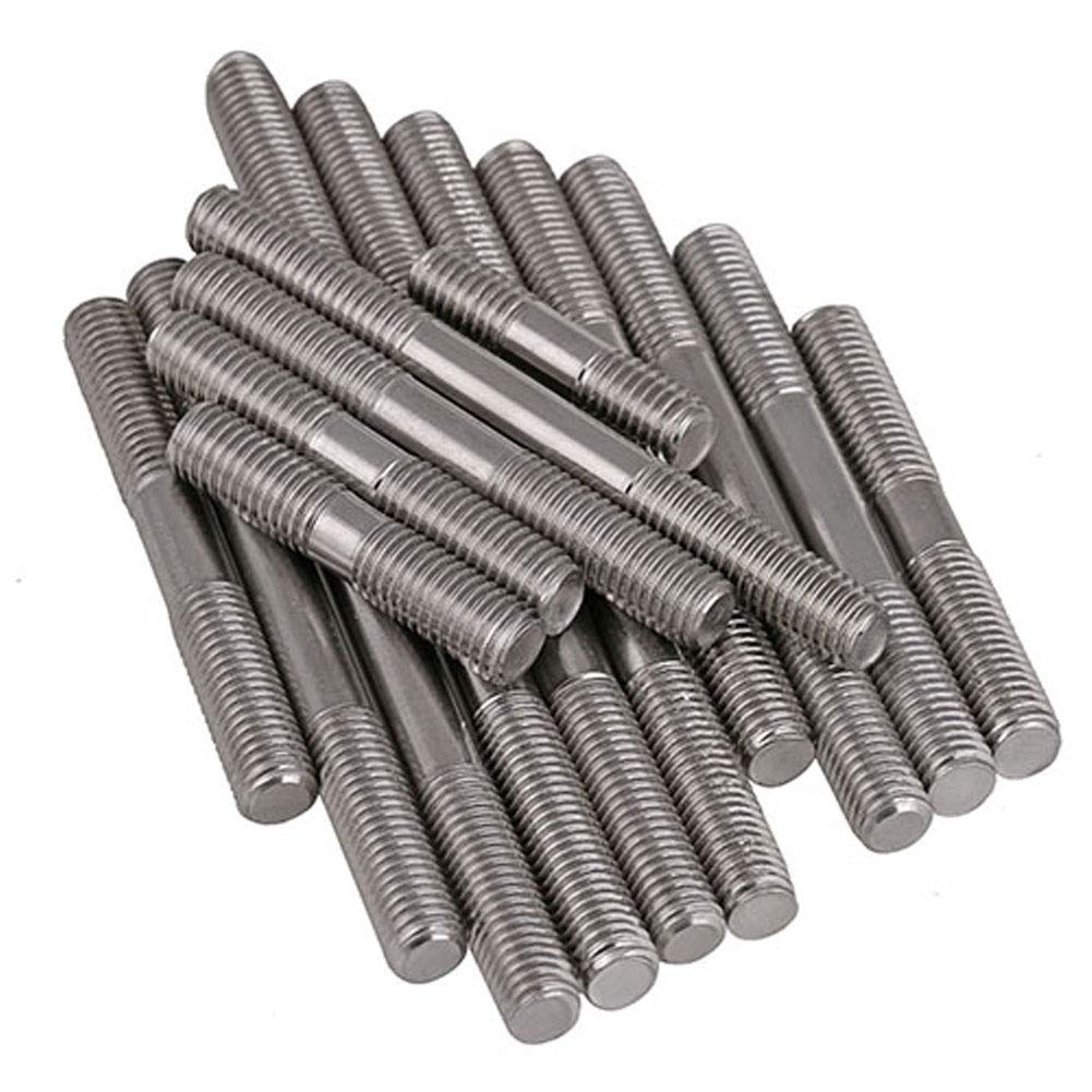 Dreneco M16×170mm Stainless Steel Double End Head Stud Screw Bolt Threaded Rod 1 pcs