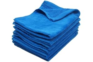 Towel Supercenter Fingertip Towels 11X18 100% Cotton Rally Towels Colors 24Pack 36Pack 60Pack 120Pack (Royal Blue, 36)