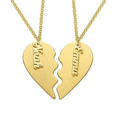 Buy Personalized Broken Heart Necklace 