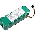 HQRP 14.4V Ni-Mh Battery Compatible with AMIBOT, ARIETE BRICIOLA, DIBEA, HAIER, MIDEA, PROFIMASTER, SICHLER, LP43SC2000P X500 2711 2712 2713 2717, Rollibot BL618 Robot Vac Vacuum Cleaner