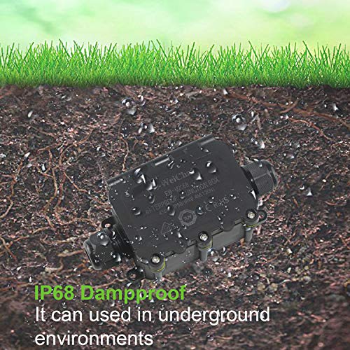 Junction Box Outdoor Waterproof IP68, 2Way M20, Electrical Boxes