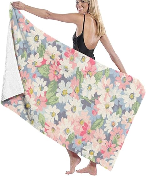 Amazon フラワー大人用ビーチタオルプールタオルバスタオル80x130cm 枕カバー ピローケース オンライン通販