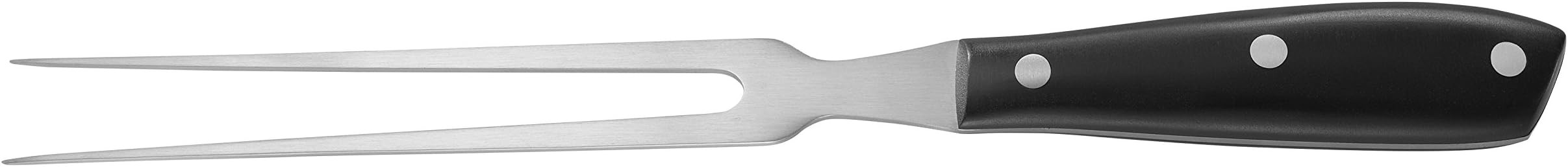 Mundial BP9153 Matrix Straight Carving Fork, Black