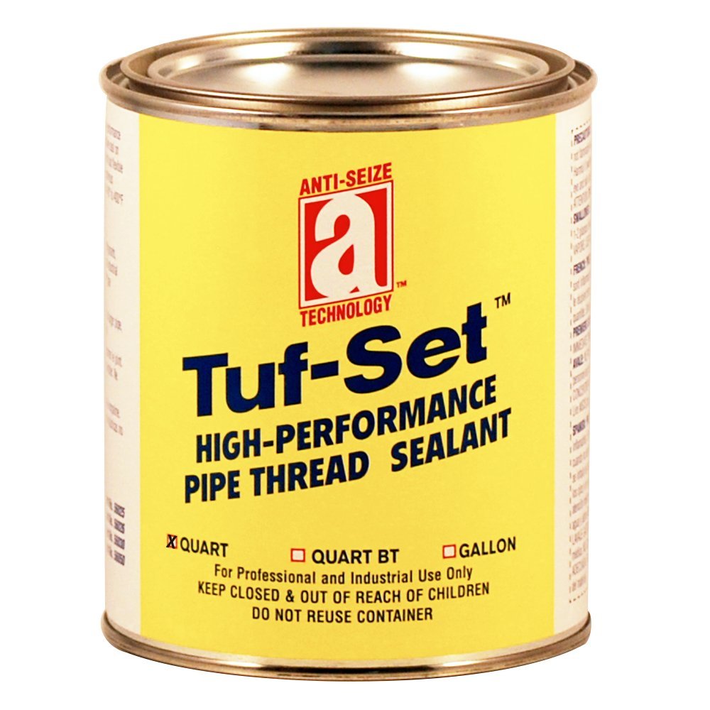 TUFSet 56025 HVAC Pipe Thread Sealant, 1 Quart, Blue