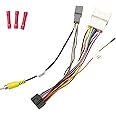 Jayubien 20Pin Radio Wire Harness for Mitsubishi Stereo Wiring Adapter Kit,Android Radio Wiring Harness with RCA Connector Compatible with Mitsubishi Lancer Outlander Pajero Mirage Triton
