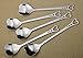 5.6'' Set of 6 Heart Spoons, Heart Shaped Spoons Stainless Steel – Cute Spoon and Functional for Hot Cocoa Bars, Tea Bags, or Cocktail Mixing – Easy to Clean and Spill-Free Use