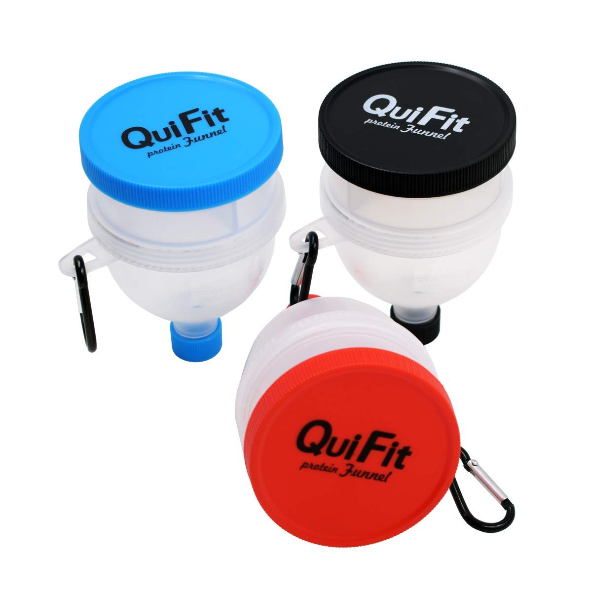 QuiFit Protein Powder Funnel 2 in 1 Fill N Go Funnel Portable