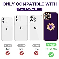 Hython Case for iPhone 12 Pro Max Case with Ring