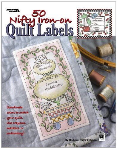 50 Nifty Iron-On Quilt Labels-Great to Use with... B0095H5Z4A Book Cover