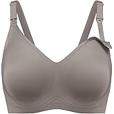 haakaa Nursing Bras for Breastfeeding Bras, Seamless Pregnancy Maternity Bra Wireless Classic Jelly Strip Support Nursing Bra