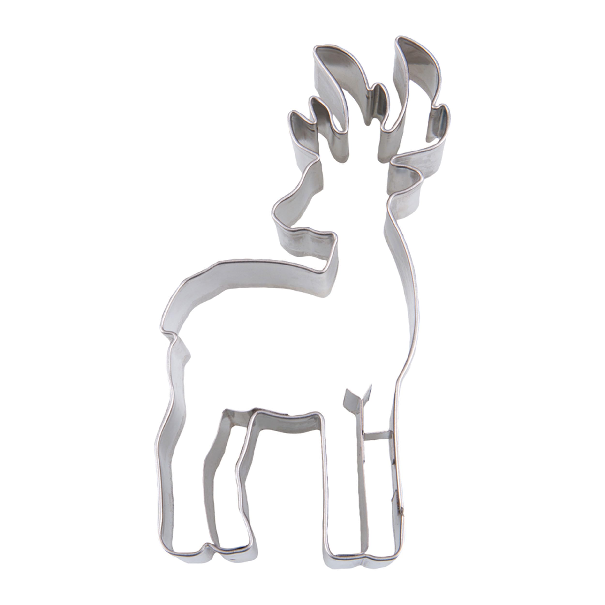 Staedter 076280 Reindeer Cookie Cutter, Silver, 11 cm