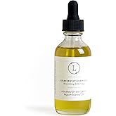 Lizush Grapefruit Body Oil - 2 oz Natural, Vegan, Non-GMO Moisturizing Bath Oil for Silky Skin with Premium Essential Oils - Handmade in the USA