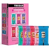 TRUBAR Vegan Protein Bars, 12 Count Founder Favorites Variety Pack, (2 Each &ndash; OOCD, DAD, SFPB, PBJ, SSGC &amp; CoCo), Gluten Free, Plant Based, Dairy Free, High Fiber, Healthy On-the-Go Snack Bars