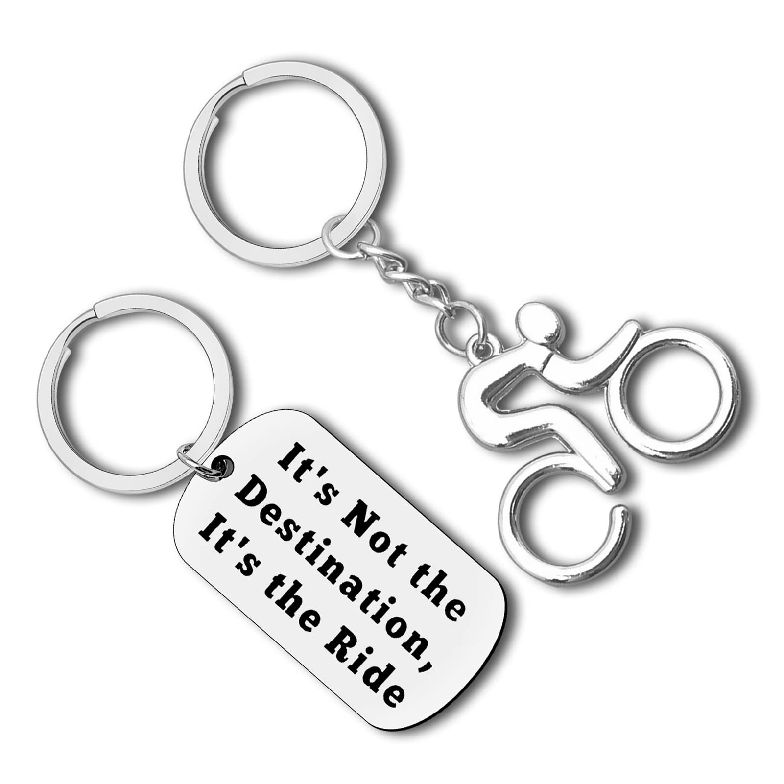 Cycling Gift Keyring Inspirational Biker Lovers Gift Bike Motorcycle Gifts Encouragement Gift for Cyclist Bike Riding Gift for New Driver Cycling Enthusiast Mountain Biker Gifts Christmas Graduation