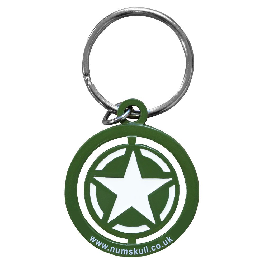 Call of Duty WW2 Star Spinner Keyring / Keychain