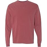 Comfort Colors Men's Adult Long Sleeve Tee, Style 6014 Brick X-Large