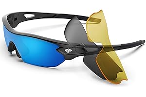 TOREGE Polarized Sports Sunglasses for Men Women Cycling Running Driving Fishing Glasses TR002