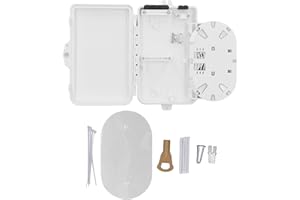 Fiber Optic Distribution Box IP65 Waterproof Fiber Optic Terminal Distribution Enclosure Wall Mount Fiber Cables Fusion Splic