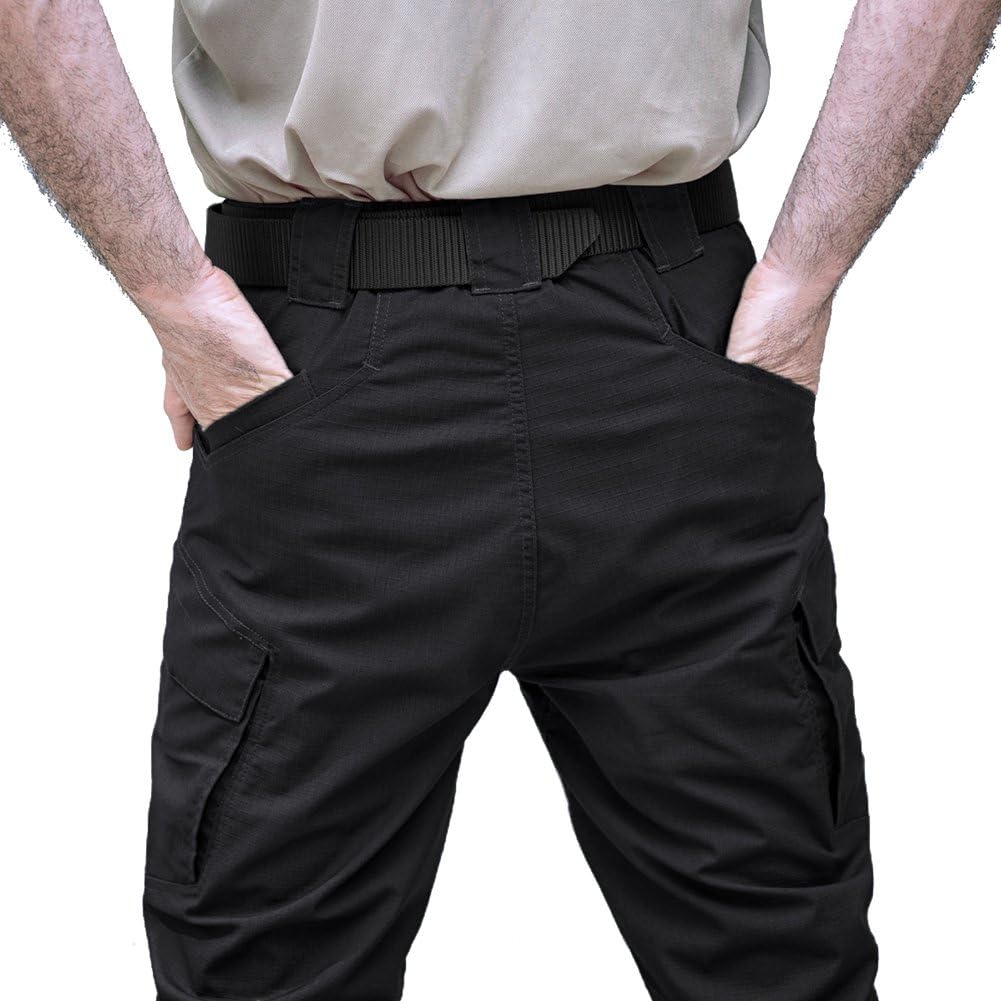 TACVASEN Men's Tactical Cargo Pants Outdoor Sport Military Ripstop Pants: Clothing