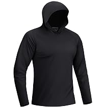 TACVASEN Hoodies for Men Long Sleeve Sun Protection Shirt SPF 50