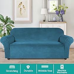 Turquoize Velvet Couch Covers Sofa Covers for 3