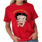 Betty Boop Cartoon Cute Motivational Womens Graphic T Shirt Tees