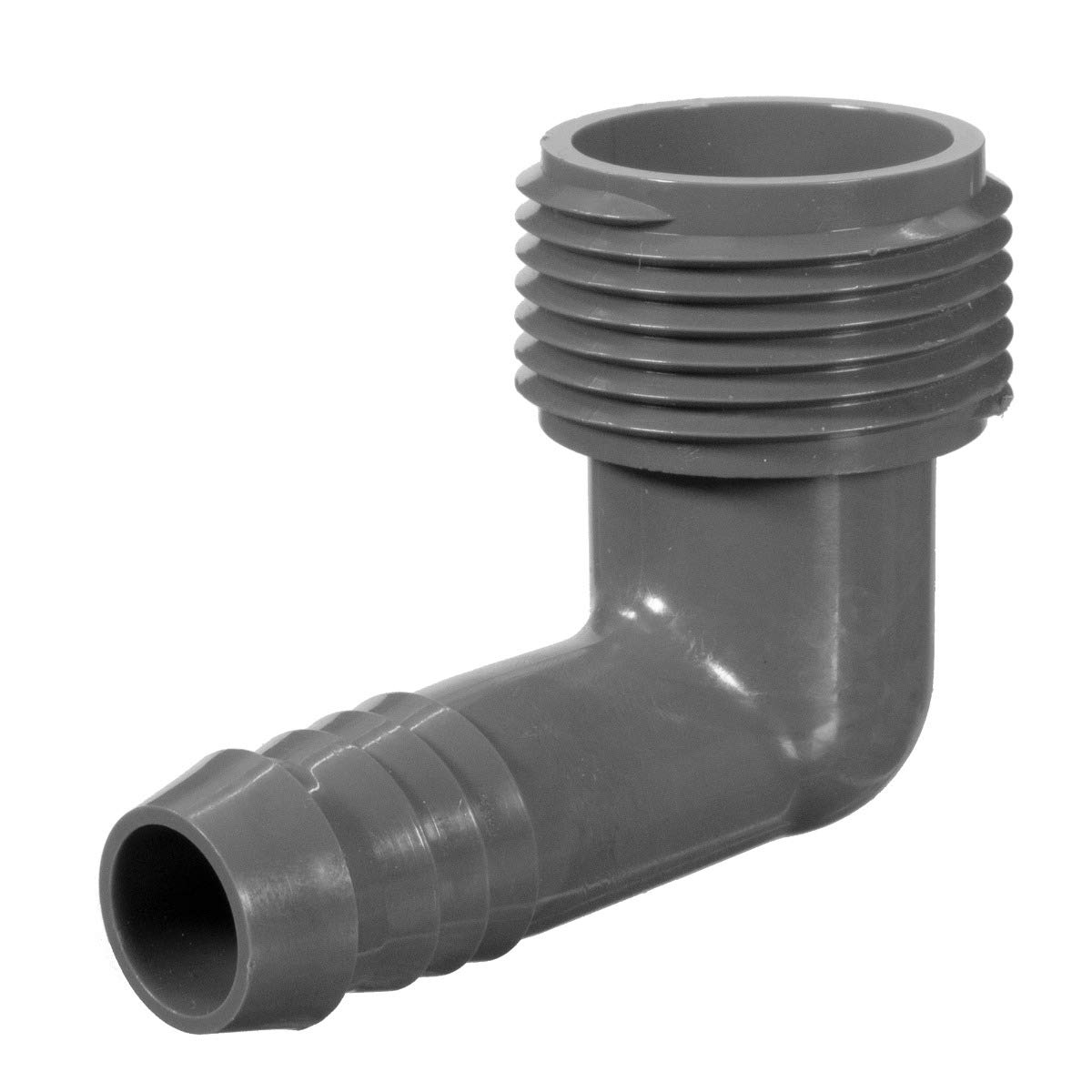 Rain Bird SB Series Spiral Barb Elbow, 3/4" Male X 1/2" Barb, Bag of