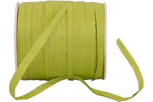 Reliant Ribbon 25124-185-01C Paper Raffia Ribbon, 1/4 Inch X 100 Yards, Citrus